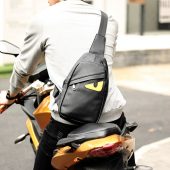 BISI GORO Mens Chest Bags Brand Bottega Veneta Shoulder PU Leather Crossbody business Messenger bags Male Travel&School Bags 5