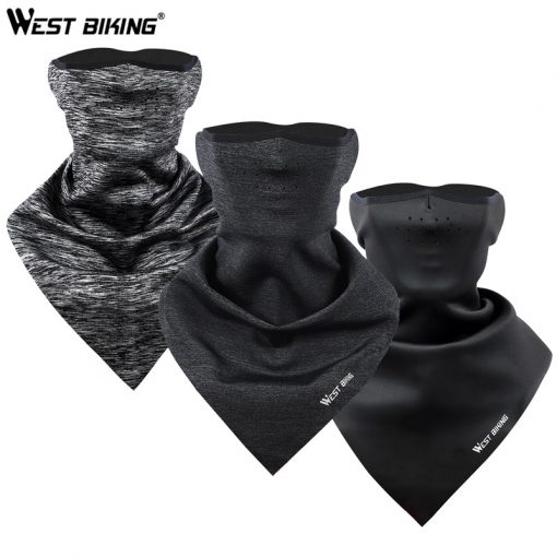 WEST BIKING Bicycle Face Mask Hood Neck Winter Thermal Riding Scarf Breathable Bike Mask Warm Fleece Windproof Ski Cycling Mask 1