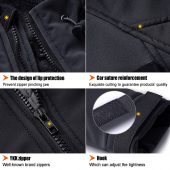 FREE SOLDIER Outdoor sports tactical waterproof soft shell  jacket male military fans warm autumn and winter hiking or climbing  1