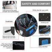 Dog Booster Seat Soft Pet Travel Protector Pet Cat Dog Carrier Car Seat Basket Dog Bags Safety Belt Mesh Waterproof Mat 4
