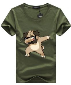 SWENEARO Men's T-shirts Fashion Animal Dog Print Hipster Funny t shirt Men Summer Casual street Hip-hop Tee shirt Male Tops 5XL 1