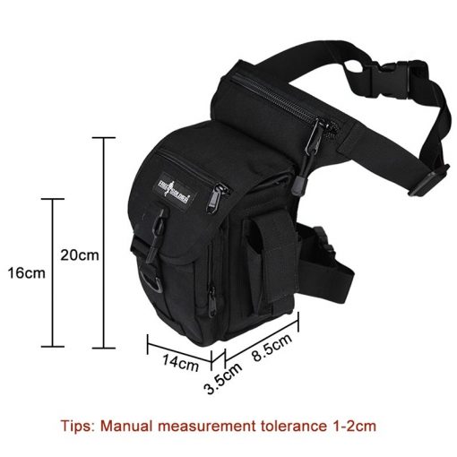 FREE SOLDIER Outdoor Sports 1000D Nylon Tactical Leg Bag Waist Leg Bag For Camping Hiking Climbing Men's Military Waist Pack  5