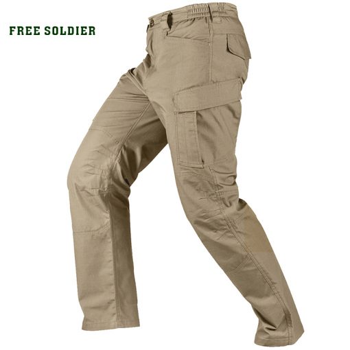 FREE SOLDIER outdoor sports camping trekking men's tactical pants anti-scrape male's trousers for hiking climbing fishing