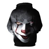 Hot sale Winter Halloween Clown Hoodies 3D Unisex Sweatshirt Men Brand Hoodie Comic Casual Pullover Pranks Hip-hop Streetwear 3