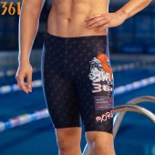 361 Men Swimwear Tight Swim Shorts Professional Swimming Trunk for Men 2018 Large Size Swim Pants Swimsuit Boys Swimming Shorts 5