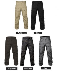 FREE SOLDIER Outdoor Sports Camping Riding Hiking Tactical Pants For Men Four Seasons Multi-pocket YKK zipper Men Trousers   1