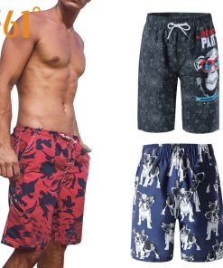 361 Beach Shorts for Men Quick Dry Swim Surf Beach Pants Mens Board Shorts Men Swimwear 2018 Swimming Trunks Boxer Male Swimwear 1