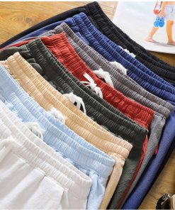 Varsanol Casual Shorts Men Clothes 2018 Summer Casual Men's Shorts Homme Cotton Bermuda Short Trousers Brand Clothing Puls Size  1