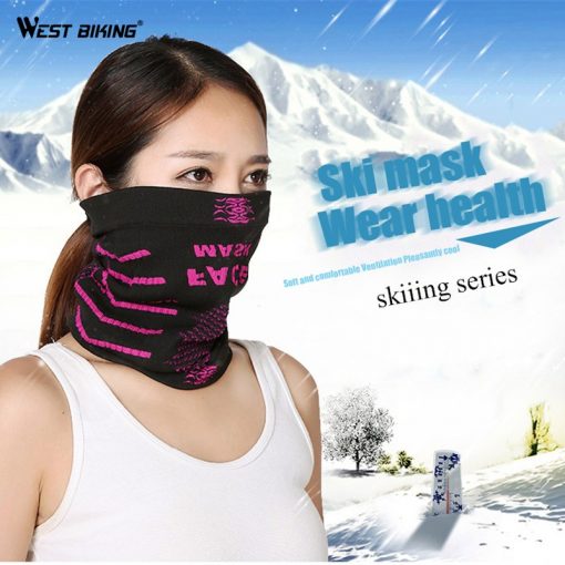WEST BIKING Warm Winter Cycling Face Mask Windproof Multifunction Face Protection Magic Scarf Headgear Cap Thermal Bicycle Mask 1