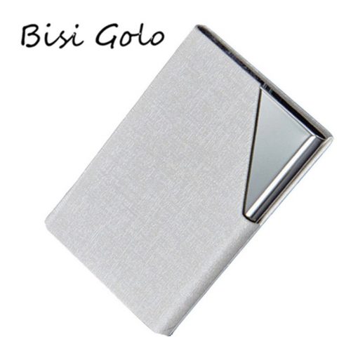 BISI GORO New Design Men And Women Business Name Card Holder ID Card Case Women Bank Card Holder Package Card Wallet Box 1