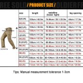 FREE SOLDIER outdoor sports camping trekking men's tactical pants anti-scrape male's trousers for hiking climbing fishing 5