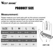 WEST BIKING Winter Warm Cycling Gloves Touch Screen Bicycle Gloves Outdoor Sports Anti-slip Windproof Bike Full Finger Gloves 4