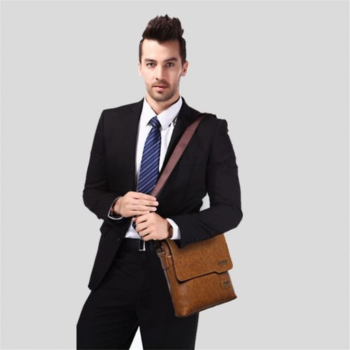JEEP BULUO Man Messenger Bag 2 Set Men Pu Leather Shoulder Bags Business Crossbody Casual Bag Famous Brand ZH1505/8068 5