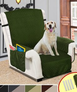 Recliner Cover Waterproof Quilted Sofa Cover For Pet Dog and Kids Couch Slipcover Furniture Protector