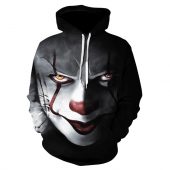 Hot sale Winter Halloween Clown Hoodies 3D Unisex Sweatshirt Men Brand Hoodie Comic Casual Pullover Pranks Hip-hop Streetwear 2