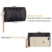 New Metal Tassel women Clutch Bag Chain evening bags Shoulder Handbags Classical Style Small Purse Day Evening Clutch Bags 3