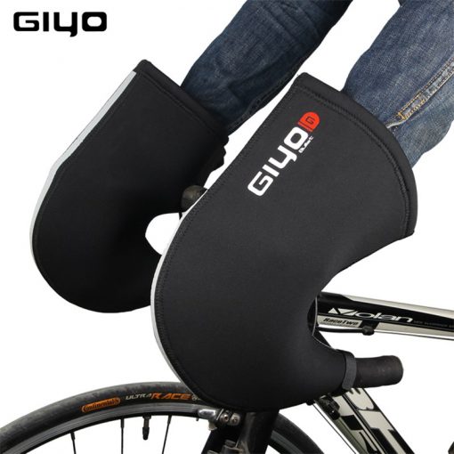 GIYO Winter Bike Gloves Windproof Waterproof Road MTB Bike Cycling Handlebar Gloves Keep Warm Cover Long Mittens Cycling Gloves 1