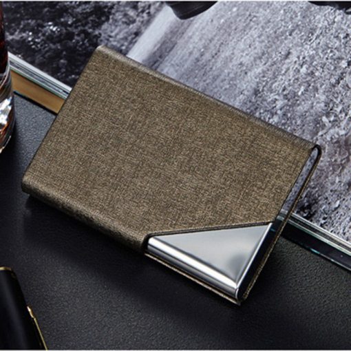 BISI GORO New Design Men And Women Business Name Card Holder ID Card Case Women Bank Card Holder Package Card Wallet Box 2