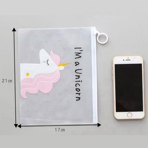 Transparent Travel Cosmetic Bag Unicorn Pink Cute Panther Make Up Case  Makeup Beauty Wash Organizer Toiletry Storage Kit Box 4