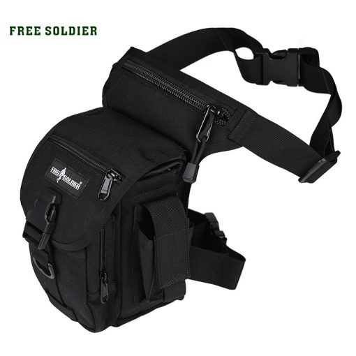 FREE SOLDIER Outdoor Sports 1000D Nylon Tactical Leg Bag Waist Leg Bag For Camping Hiking Climbing Men's Military Waist Pack