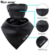 WEST BIKING Bicycle Face Mask Hood Neck Winter Thermal Riding Scarf Breathable Bike Mask Warm Fleece Windproof Ski Cycling Mask 2