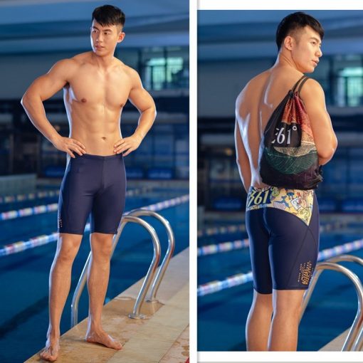 361 Mens Swimsuit Trunk Plus Size Swimming Pants Sports Men Tight Swim Shorts Male Swimwear Boys Bather Pool Swimming Trunk 2