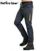 ReFire Gear Summer Lightweight Quick Dry Removable Pants Men Waterproof Breathable Detachable Military Pants Male Nylon Trousers