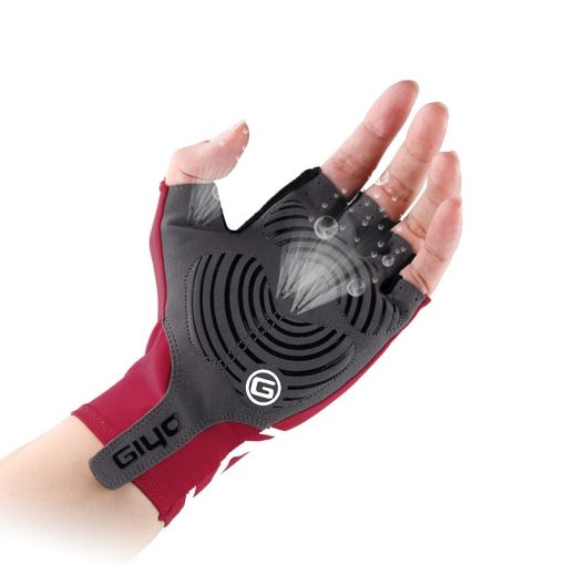 GIYO Anti Slip Gel Pad Bicycle Gloves Gel Pad Short Half Finger Cycling Gloves Breathable Outdoor Sports Men MTB Bikes Gloves 1