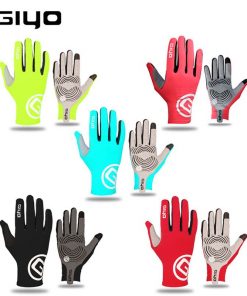 GIYO Breathable Cycling Gloves Touch Screen Anti Slip Gel Pad Road Bike Full Finger Gloves Windproof Bicycle MTB Bikes Gloves 1