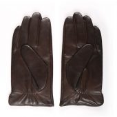 Gours Winter Men's Genuine Leather Gloves Goatskin Hand Weave Finger Gloves 2018 New Arrival Fashion Brand Warm Mittens GSM016 2
