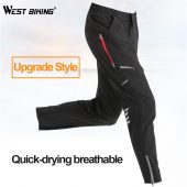 WEST BIKING Cycling Pants Men Bicycle Breathable Bike Trousers Pants Ropa Ciclismo Spring Summer MTB Bicycle Cycling Pants 5