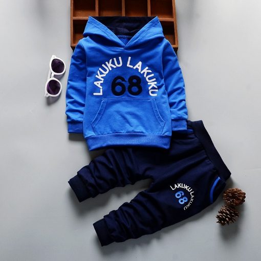 EOICIOI spring autumn baby boys girls clothing sets number letters printed hoodies jacket coats+long pants 2pcs sports suit 2