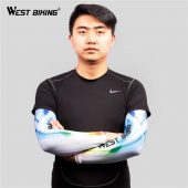 WEST BIKING Cycling Sleeves Bicycle Arm Warmer UV Protection Arm Sleeves Bike Warmer Manguito Ciclismo Riding Sports Arm Sleeves 2