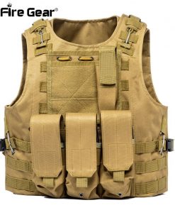 ReFire Gear Molle Army Combat Tactical Vest US Soldier Military Uniform Camouflage Vests Men Pocket Paintball Airsoft Nylon Vest 1