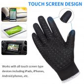 WEST BIKING Winter Bike Gloves Running Ski Thicken Warm Touch Screen Bicycle Gloves Windproof Thermal Full Finger Cycling Gloves 4