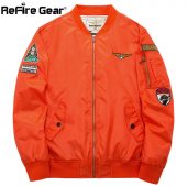 Winter MA1 Air Force Pilot Bomber Jacket Men Military Motorcycle Padded Tactical Jacket MA-1 Airborne Army Flight Coat Plus Size 4