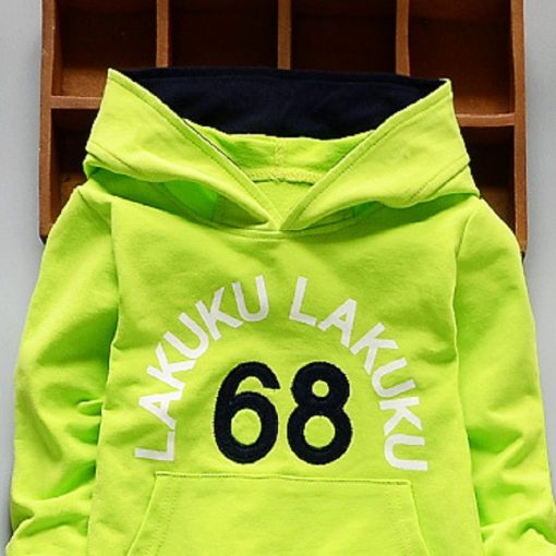 EOICIOI spring autumn baby boys girls clothing sets number letters printed hoodies jacket coats+long pants 2pcs sports suit 4