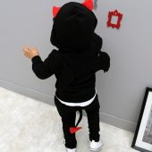 baby boys clothes 2018 New Autumn Casual Long Sleeve sport suit children sets Cartoon little devil clothing sets Halloween gifts 1