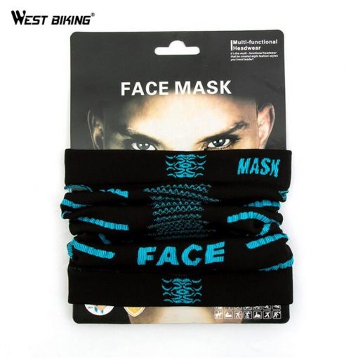 WEST BIKING Warm Winter Cycling Face Mask Windproof Multifunction Face Protection Magic Scarf Headgear Cap Thermal Bicycle Mask 2
