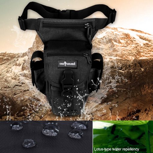 FREE SOLDIER Outdoor Sports 1000D Nylon Tactical Leg Bag Waist Leg Bag For Camping Hiking Climbing Men's Military Waist Pack  2