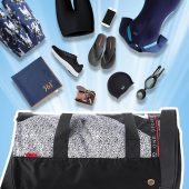 361 Sports Bags Gym Handbag waterproof Swimming Shoulder Bag 25L Combo Dry Wet Bag Travel Camping Pool Beach Men Women Children 5