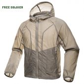 FREE SOLDIER outdoor sports camping tactical military men's skin coat uv protection men shirt sun protection clothes for camping