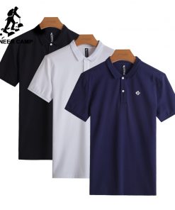 Pioneer Camp New Polo shirts men brand clothing fashion solid polos male quality 100% cotton casual summer Polo men ADP701166