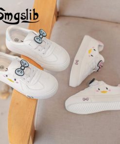 Girls Shoes Children Sneakers Kids 2018 Spring Autumn Casual Sneakers Infant Classic School Shoes Bow White Loafers Footwear 1