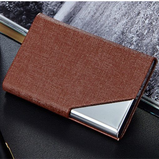 BISI GORO New Design Men And Women Business Name Card Holder ID Card Case Women Bank Card Holder Package Card Wallet Box 3