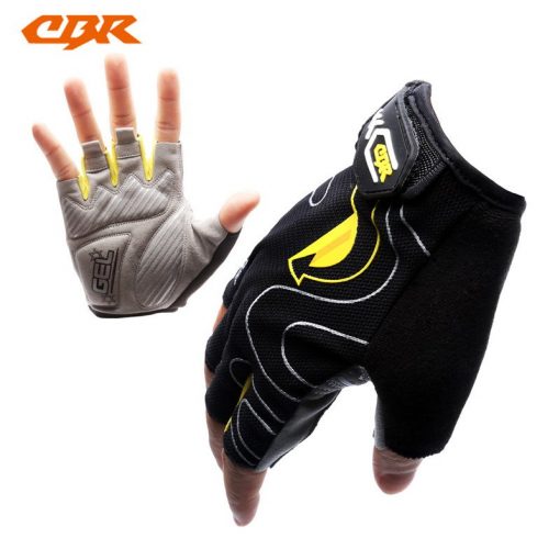 CBR Cycling Half Finger Cycling Gloves Nylon Mountain Bikes Gloves Breathable Sport Guantes Ciclismo Bike Bicycle Cycling Gloves 4