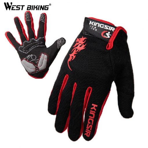 WEST BIKING Touch Screen Sports Fitness Tactical Luvas Summer Autumn Bicycle Bike Cycling Motorcycle Racing Gloves For Men Women