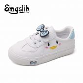 Girls Shoes Children Sneakers Kids 2018 Spring Autumn Casual Sneakers Infant Classic School Shoes Bow White Loafers Footwear