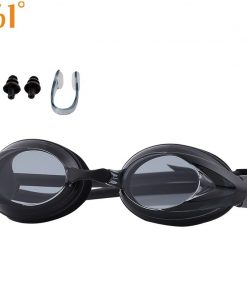 361 Clear Lens Swimming Goggles Ear Plug Nose Clip Pool Sports Anti Fog Adult Professional Swim Goggles Silicone Swim Glasses 1