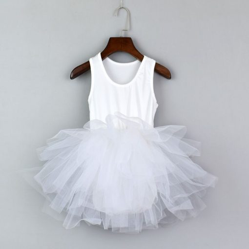 Fashion kids girl ballet tutu dress Professional dancing Party dress  Performance costume Princess Wedding Girl Dress 2-8 Ys 5